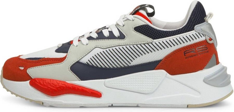 PUMA RS Z College Sneakers Wit Oranje Grijs