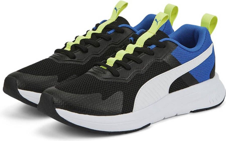 PUMA Evolve Mesh Junior Schoenen Black White Victoria Blue