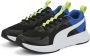 PUMA Evolve Mesh Junior Schoenen Black White Victoria Blue - Thumbnail 1