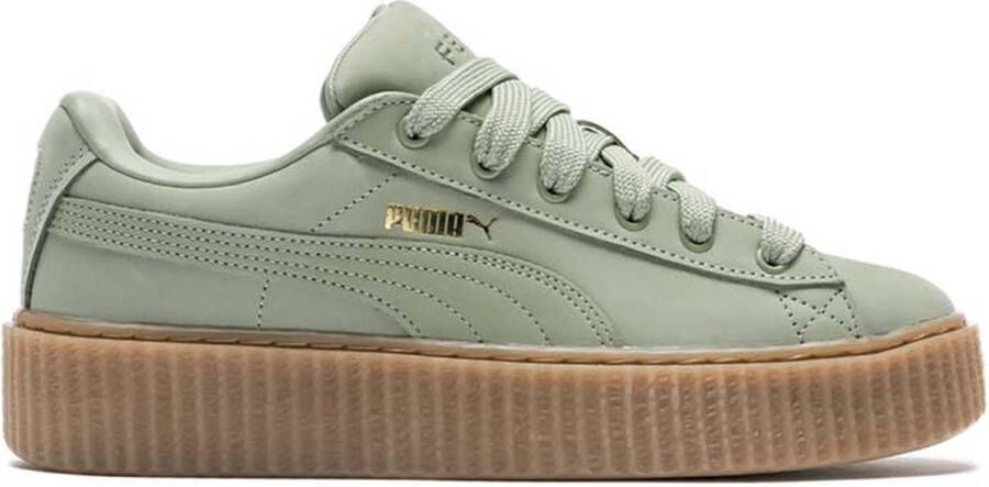 PUMA Fenty Rihanna Creeper Phatty Nubuck Green Fog Sneakers Dames