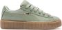 PUMA Fenty Rihanna Creeper Phatty Nubuck Green Fog Sneakers Unisex - Thumbnail 6