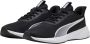 Puma Flyer Lite 3 hardloopschoenen zwart wit - Thumbnail 2