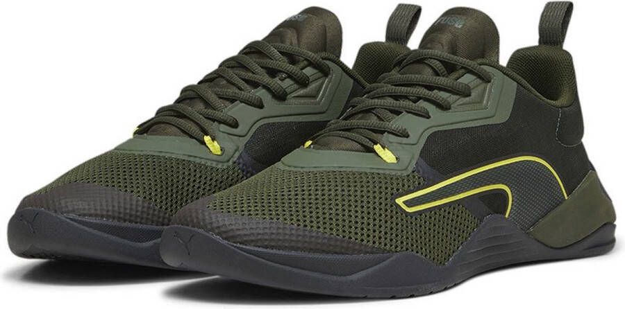 Puma fuse 2.0 sportschoenen zwart geel heren