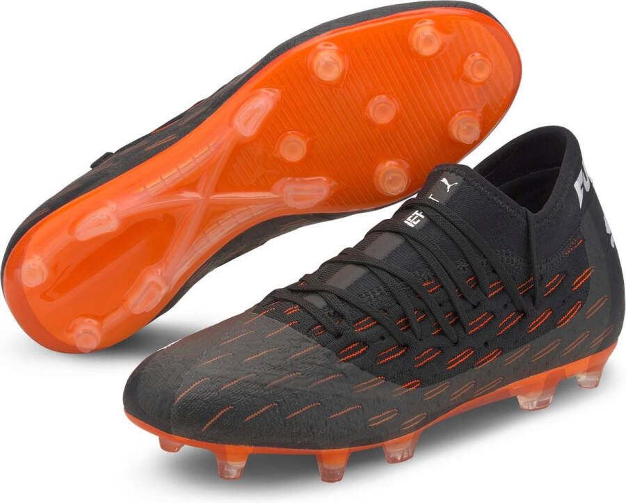 PUMA FUTURE 6.2 NETFIT FG AG Black- White-Shocking Orange Mannen - Foto 1