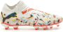 PUMA Future 7 Match Neymar Jr. Gras Kunstgras Voetbalschoenen (MG) Wit Oranje Multicolor - Thumbnail 1