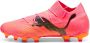 Puma Future 7 Match FG AG Junior voetbalschoenen roze zwart oranje Imitatieleer 34 - Thumbnail 2