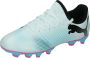 Puma Future 7 Play FG AG Jr. voetbalschoenen wit roze blauw Imitatieleer 34 - Thumbnail 8