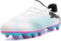 Puma Future 7 Play FG AG Jr. voetbalschoenen wit roze blauw Imitatieleer 34 - Thumbnail 9