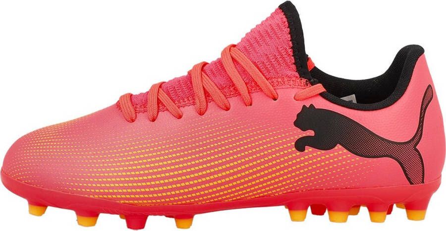 PUMA Future 7 Play Mg Junior Voetbalschoenen Oranje