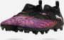 Puma Future 8 Match FG AG Junior voetbalschoenen zwart wit oranjerood - Thumbnail 2