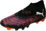 PUMA FUTURE 8 MATCH FG AG Unisex Sportschoenen Black- White-Glowing Red - Thumbnail 9