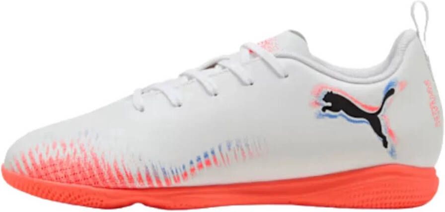 PUMA FUTURE 8 PLAY IT Jr Unisex Sportschoenen White- Black-Glowing Red