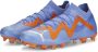 PUMA Future Match Gras Kunstgras Voetbalschoenen (MG) Dames Blauw Oranje Wit - Thumbnail 2