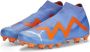 PUMA Future Match+ Veterloze Gras Kunstgras Voetbalschoenen (MG) Blauw Oranje Wit - Thumbnail 2