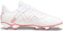 Puma Future Play voetbalschoenen wit rood Imitatieleer 34 - Thumbnail 7