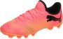 Puma Future 7 Play FG AG Jr. Junior voetbalschoenen roze zwart oranje Imitatieleer 29 - Thumbnail 2