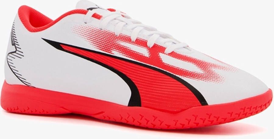 PUMA Ultra Play Zaalvoetbalschoenen (IN) Wit Rood Zwart