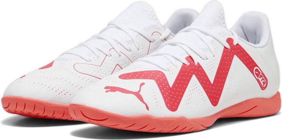 PUMA Future Play It White-Fire Orchid 42.5 Indoor Shoes - Foto 5