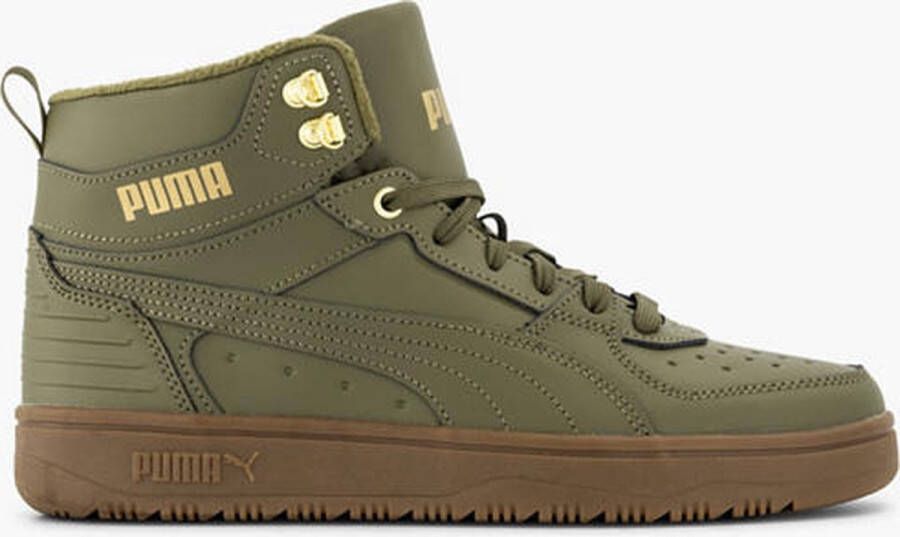 Puma Rebound Rugged sneakers groen Imitatieleer