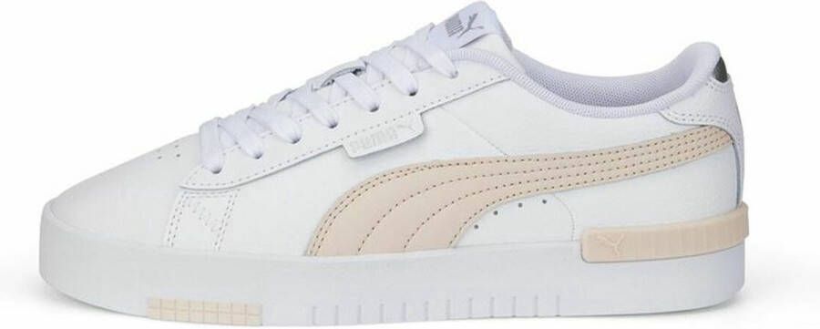 Puma Jada Renew Tennis Geïnspireerde Sneakers Wit en Roze White Dames