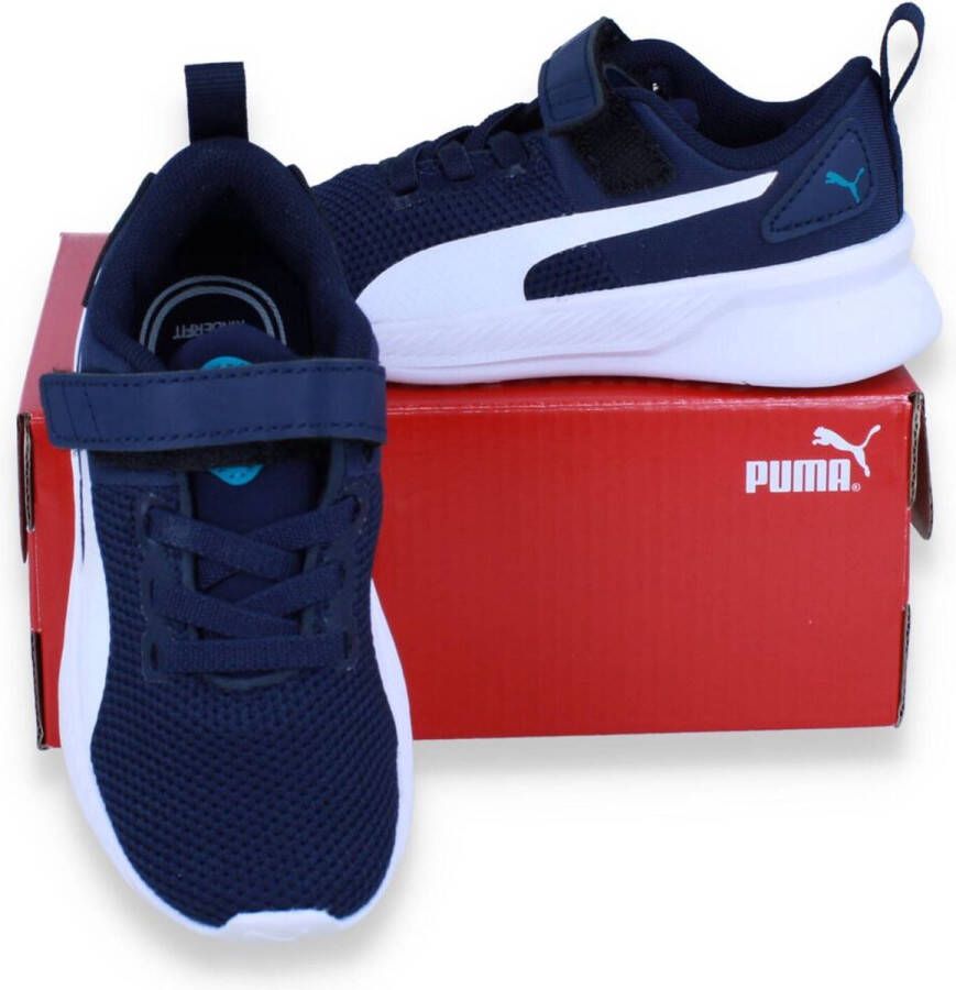 PUMA Jongens Runner V Inf Peacoat-Deep Aqua BLAUW - Foto 1