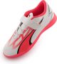 PUMA Jr Ultra Play It V White-Black-Fire Orchid 38.5 Kids' Trainers - Thumbnail 1