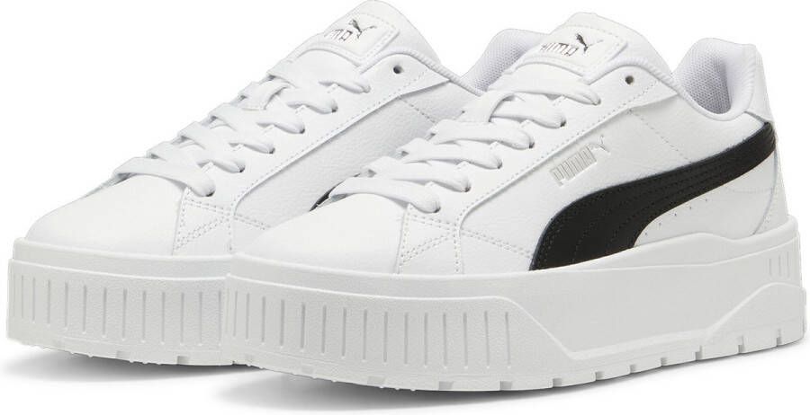 PUMA Karmen II L Dames Sneakers White- Black- Silver