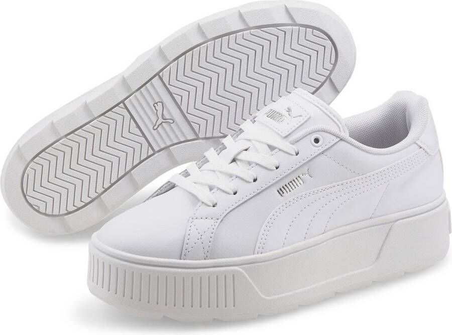 PUMA Karmen L Dames Sneakers White Silver