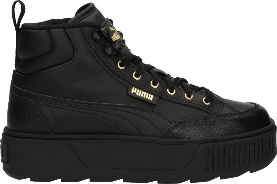 Puma Hoge leren sneakers voor vrouwen Black Dames