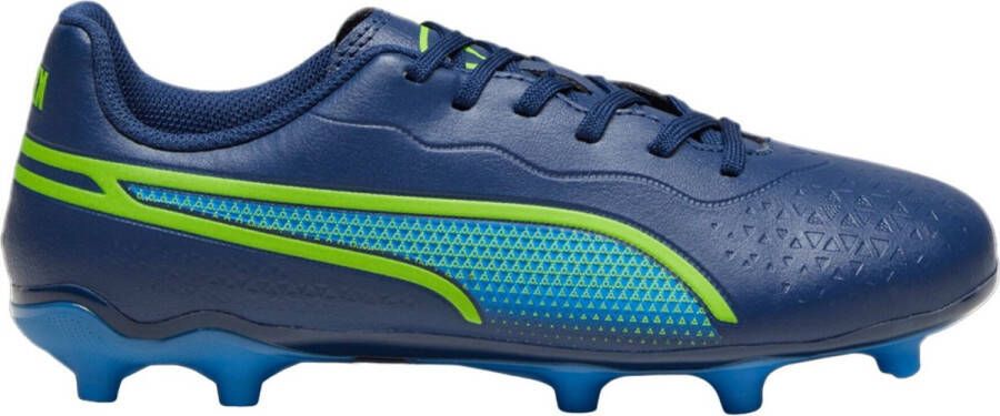 PUMA KING MATCH FG AG Jr Voetbalschoenen Blauw Junior