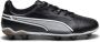 Puma King Match FG AG Junior voetbalschoenen zwart wit Imitatieleer 28 - Thumbnail 2