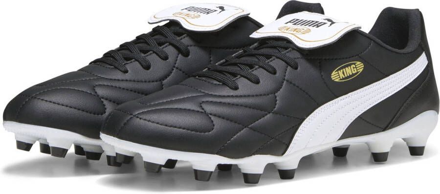 PUMA KING TOP FG AG Unisex Sportschoenen Black- White- Gold