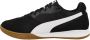 PUMA KING TOP IT Unisex Sportschoenen Black- White- Gold - Thumbnail 1