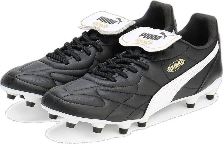 PUMA KING TOP FG AG Unisex Sportschoenen Black- White- Gold - Foto 1