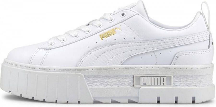 Puma Mayze Lth Wn´s Fashion sneakers Schoenen white maat: 42 beschikbare maaten:37.5 36 38.5 39 40.5 41 42