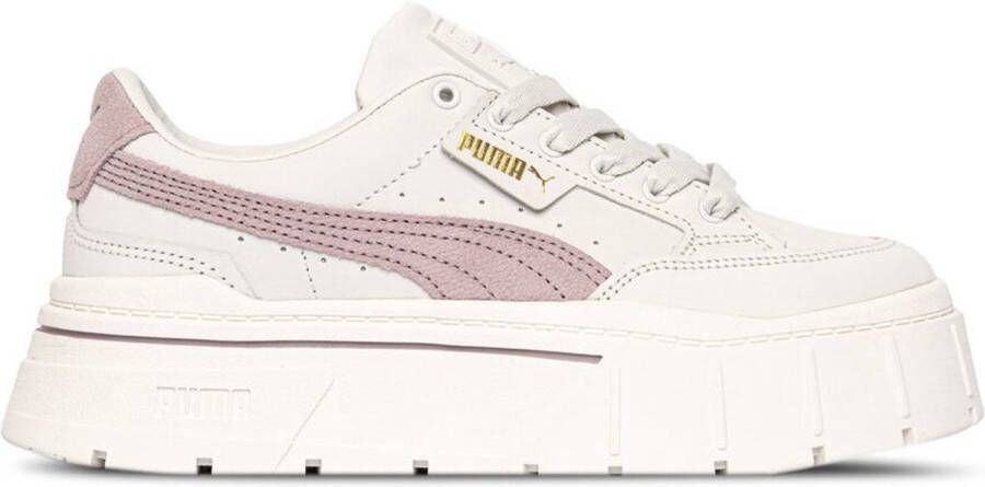 PUMA Mayze Stack Premium (W) Dames Platform Sneakers Schoenen Wit 384421