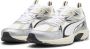 PUMA Milenio Tech Unisex Sneakers Warm White- Silver - Thumbnail 9