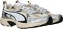 PUMA Milenio Tech Unisex Sneakers Warm White- Silver - Thumbnail 7