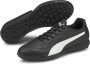 PUMA Monarch II Turf Voetbalschoenen (TT) Zwart Wit - Thumbnail 1