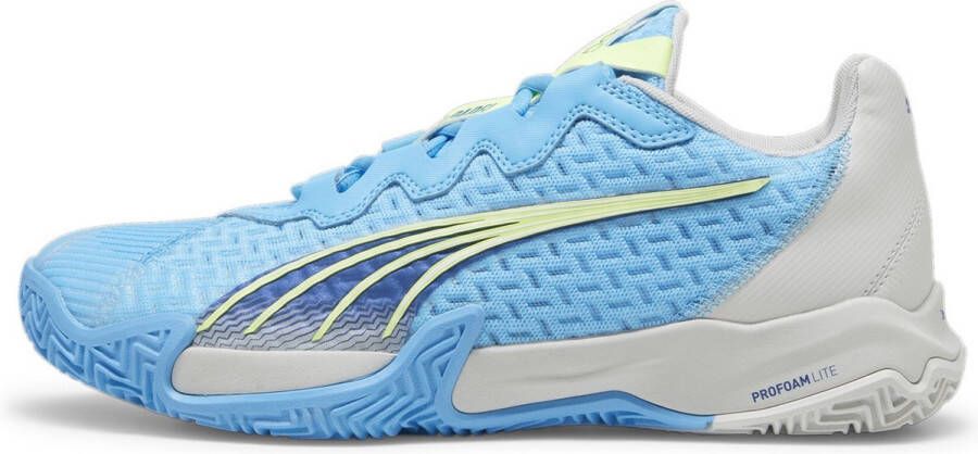 PUMA Padelschoen Nova Elite Heren Blauw Wit