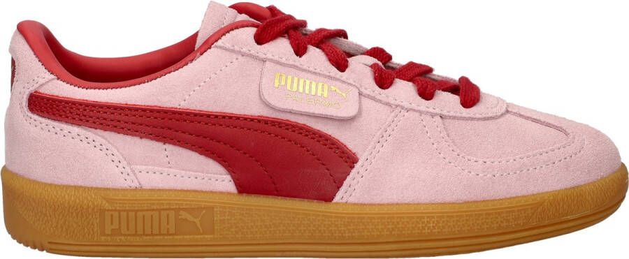 Puma Palermo sneaker van suède met leren details