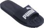 PUMA PureCat Slippers Unisex blauw wit - Thumbnail 1