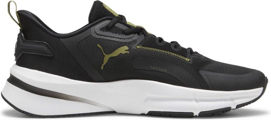 PUMA PWRFrame TR 3 Heren Sportschoenen Black-Olive Green-Lime Pow