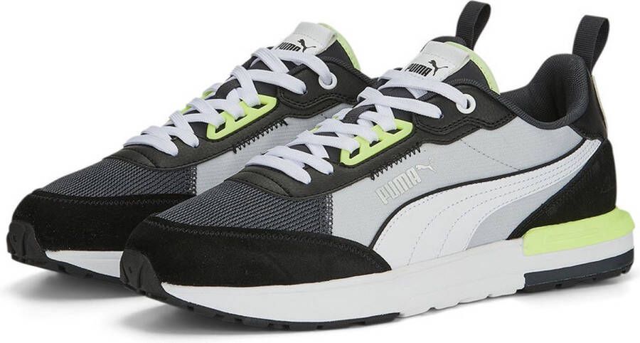 PUMA R22 Sneakers Black White Cool Heren