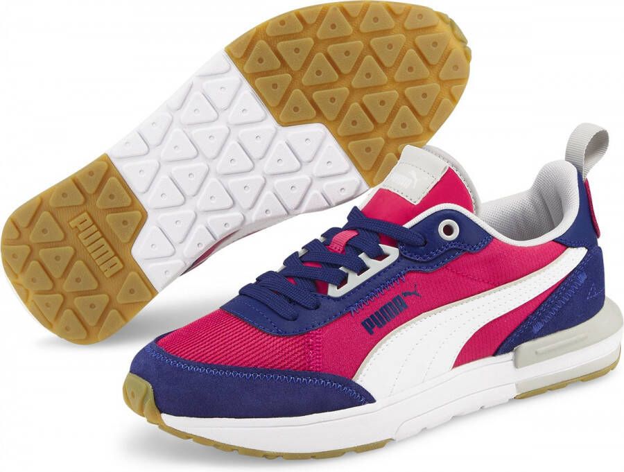 PUMA R22 Unisex Sneakers Beetroot Purple White Limoges Gum