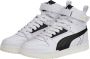 Puma RBD Game sneakers wit zwart Jongens Meisjes Gerecycled polyester (duurzaam) 36 - Thumbnail 3