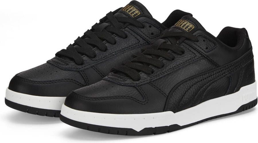 PUMA RBD Game Low Jr Unisex Sneakers Black TeamGold White