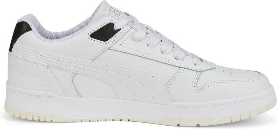 PUMA RBD Game Low Unisex Sneakers Wit Zwart Goud