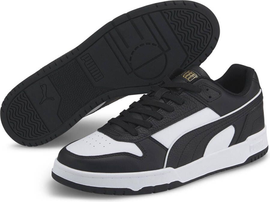 PUMA RBD Game Low Unisex Sneakers Zwart Wit Goud