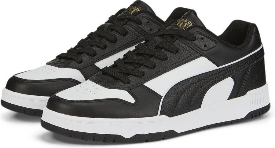 PUMA RBD Game Low Unisex Sneakers Zwart Wit Goud